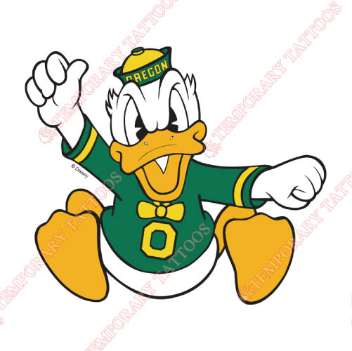 Oregon Ducks Customize Temporary Tattoos Stickers NO.5791